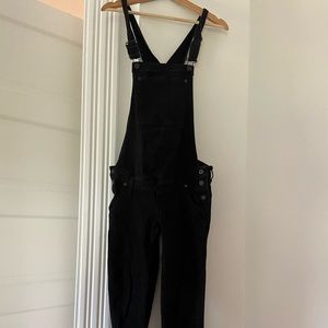 H&M Mama Black Maternity Overalls- Size 6